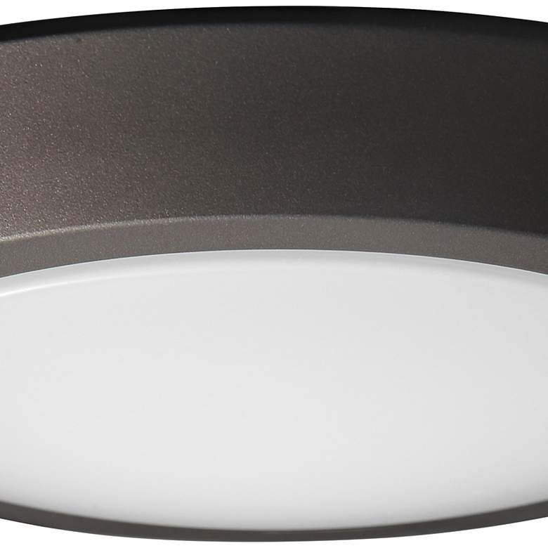 Image 2 7 in.; LED Flush Mount Fixture; Disk Light; Mahogany Bronze Finish; 3000K more views