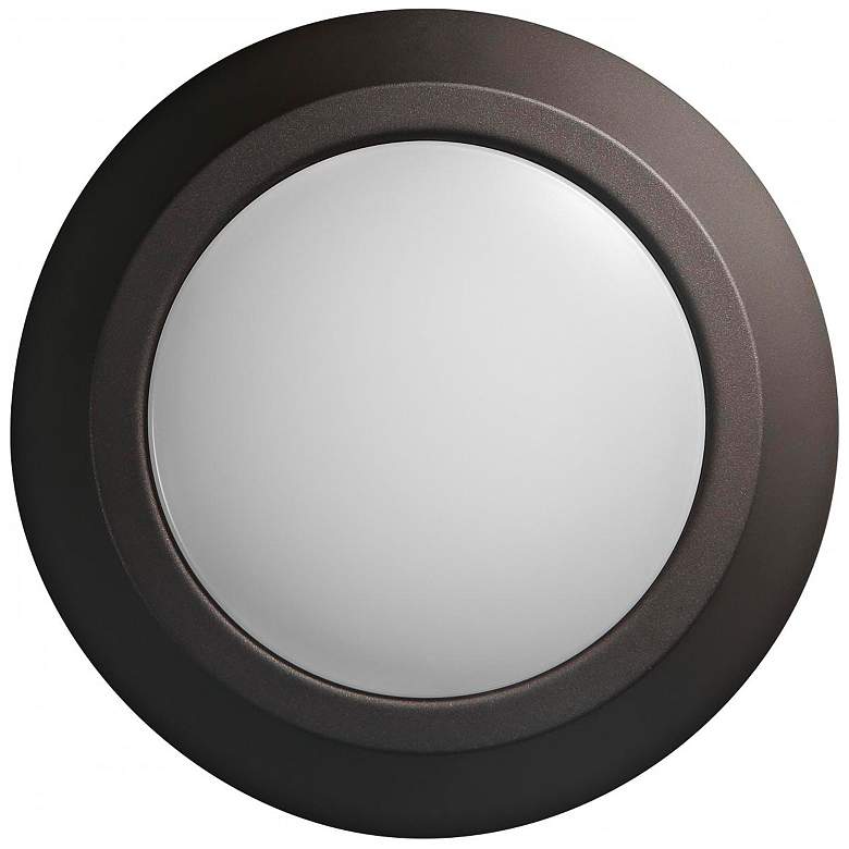 Image 3 7 in.; LED Flush Mount Fixture; Disk Light; Mahogany Bronze Finish; 3000K more views