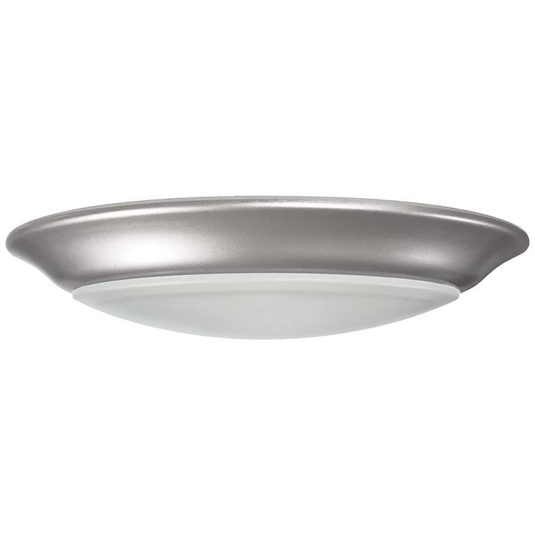Image 1 7 inch; LED Disk Light; 5000K; Brushed Nickel Finish