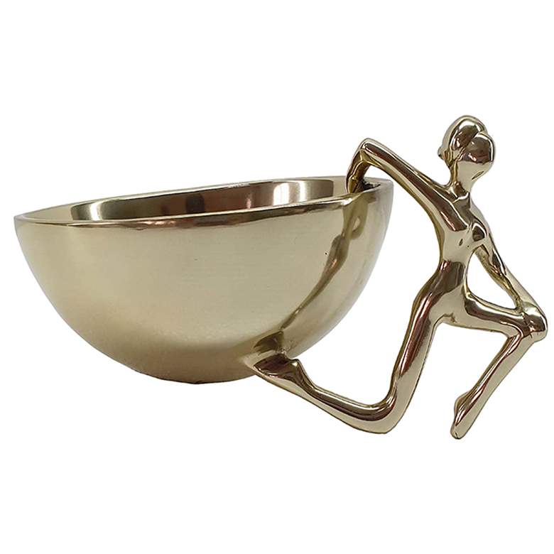 Image 1 7" Nut Decorative Bowl