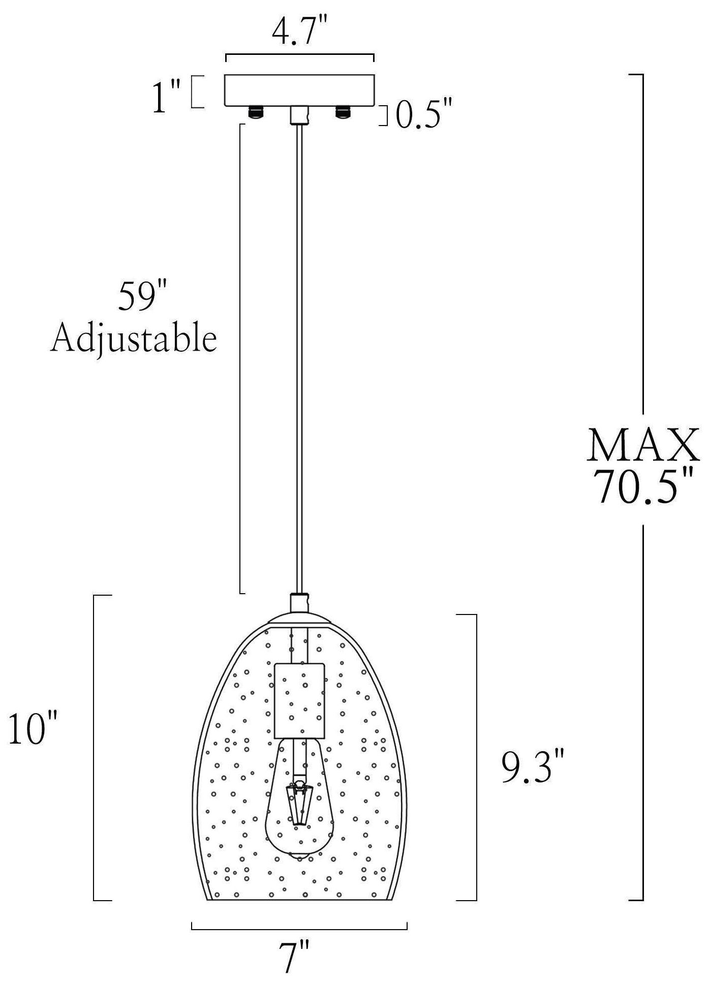 Image 5 7" Wide Brass And Teardrop Glass Mini Pendant more views