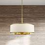 7 Light Antique Gold Leaf Chandelier