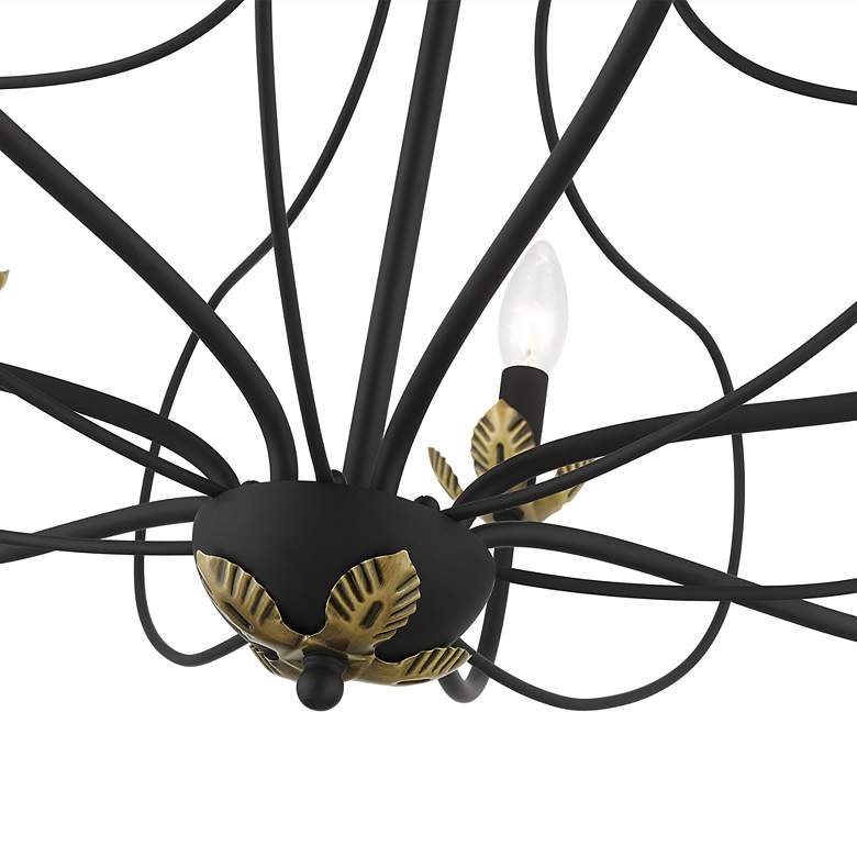 Image 7 7 Light Black Chandelier more views