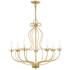 7 Light Soft Gold Chandelier