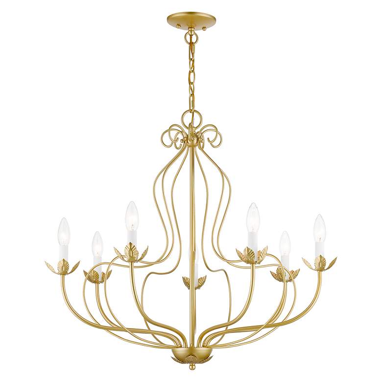 Image 3 7 Light Soft Gold Chandelier more views