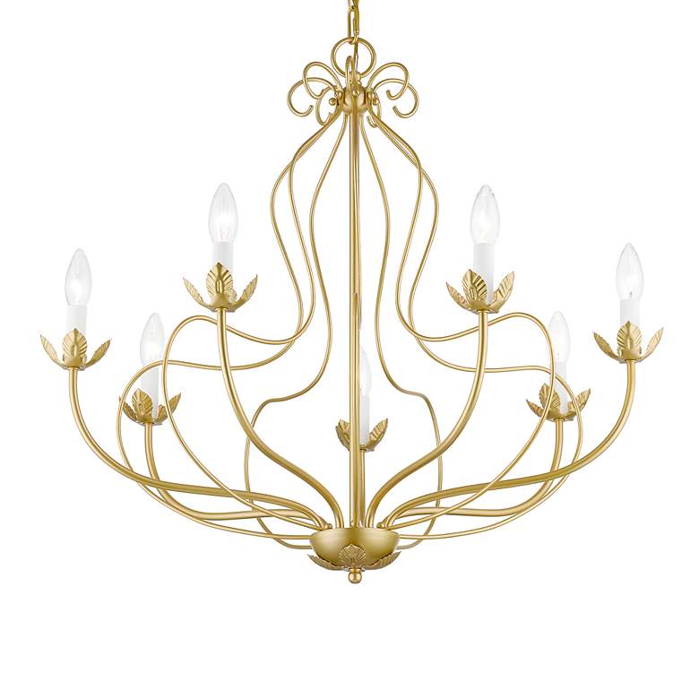Image 4 7 Light Soft Gold Chandelier more views