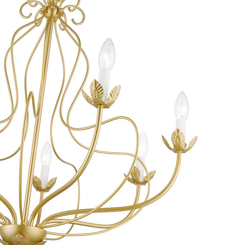 Image 5 7 Light Soft Gold Chandelier more views