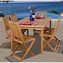 7 Pieces Teak Shoreborne Outdoor Dining Set