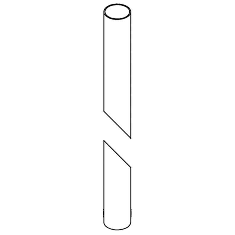 Image 1 7' Round Outdoor Post - Coastal Dark Smoke Finish