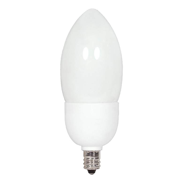 Image 1 7 Watt Candelabra Base CFL Light Bulb