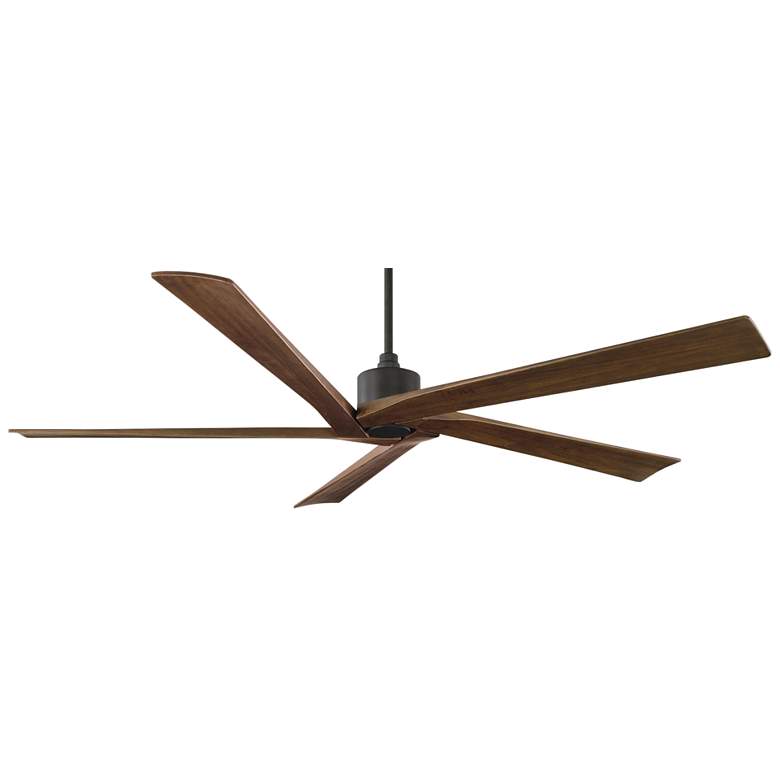 Image 2 70 inch Aspen Aged Pewter DC Large Outdoor Fan with Remote