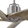 70" Aspen Brushed Steel Damp DC Ceiling Fan with Remote