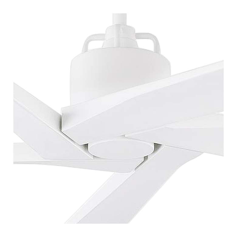 Image 3 70" Aspen Matte White Wet Rated Large Fan with Remote more views