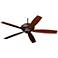 70" Casa Belle Grove™ Bronze Teak Blade Ceiling Fan