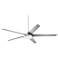 70" Casa Como Brushed Nickel LED Ceiling Fan