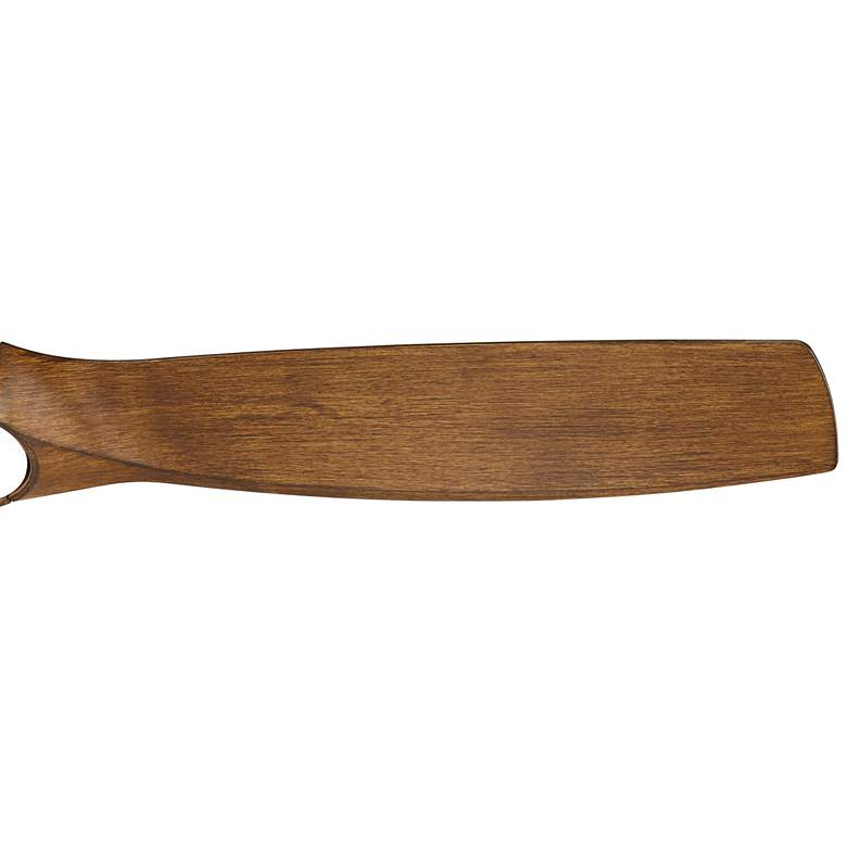 Image 4 70" Casa Vieja Kona Wind Black-Koa LED DC Damp Ceiling Fan with Remote more views