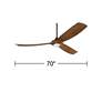Watch A Video About the Kona Wind Black-Koa LED DC Damp Rated Ceiling Fan with Remote