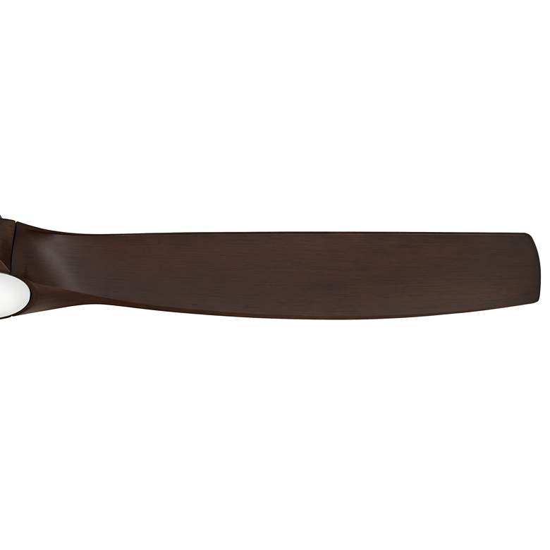 Image 4 70" Casa Vieja Kona Wind Black-Walnut LED Damp Ceiling Fan with Remote more views