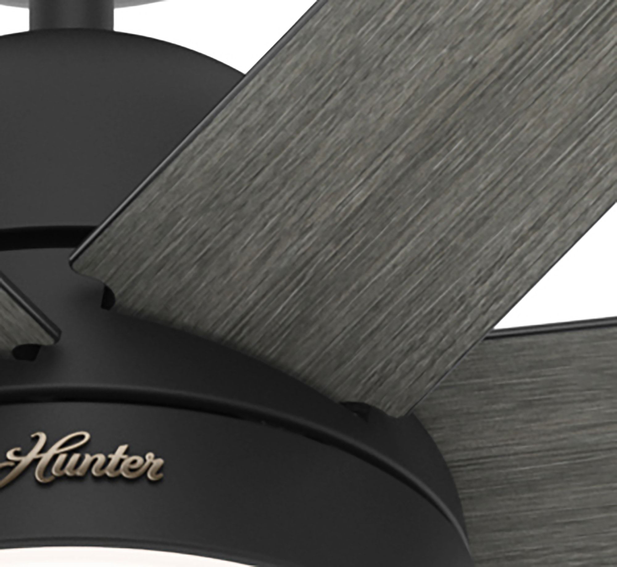 70" Hunter Phenomenon Matte Black LED Smart Ceiling Fan