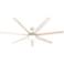 70" Hunter Phenomenon Matte White LED Smart Ceiling Fan