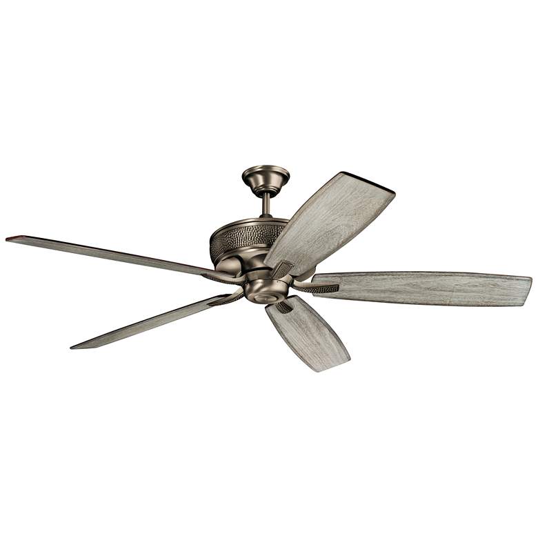 Image 2 70 inch Kichler Monarch Antique Pewter Large Ceiling Fan with Wall Control