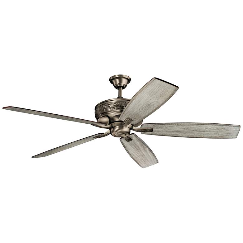 Image 2 70" Kichler Monarch Antique Pewter Large Ceiling Fan with Wall Control