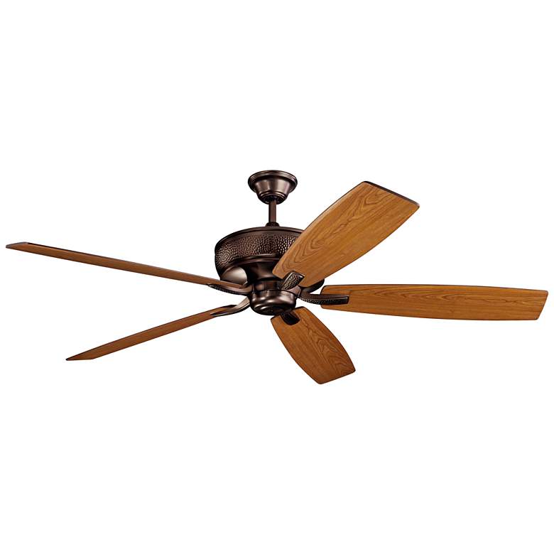 Image 2 70" Kichler Monarch Oil Bronze Large Ceiling Fan with Wall Control