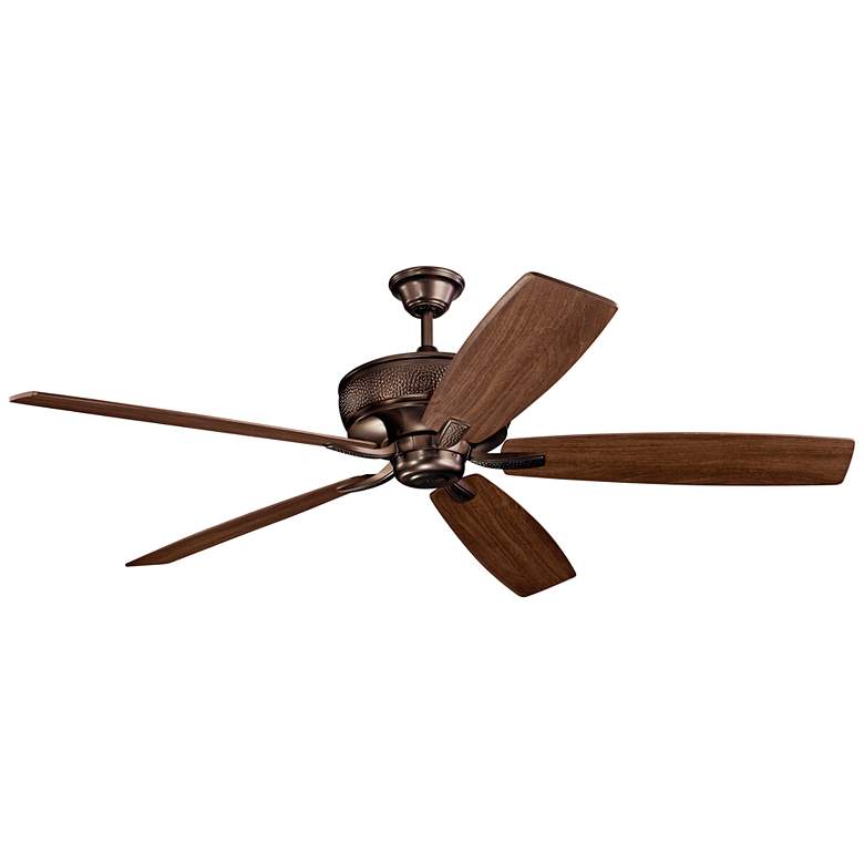Image 3 70" Kichler Monarch Oil Bronze Large Ceiling Fan with Wall Control more views