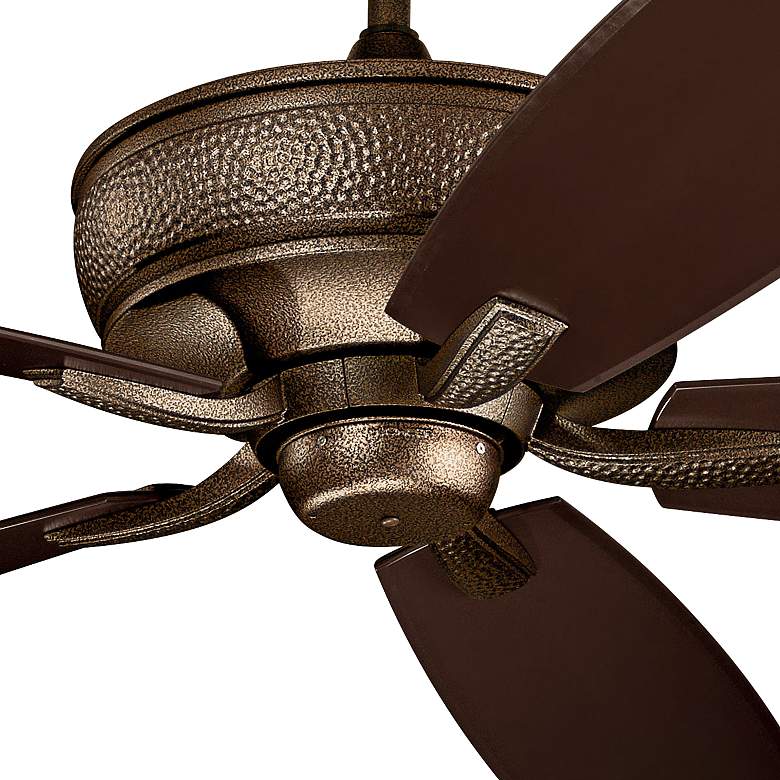 Image 3 70" Kichler Monarch Patio Copper Ceiling Fan with Wall Control more views