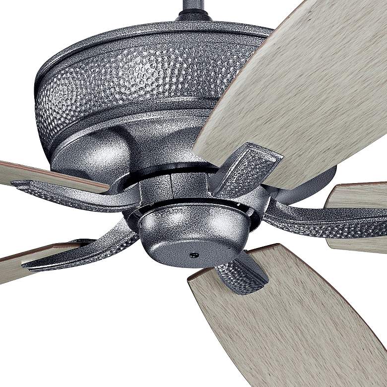 Image 3 70 inch Kichler Monarch Weathered Steel Wet Rated Fan with Wall Control more views