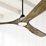 70" Maverick Max Aged Pewter LED Ceiling Fan with Remote