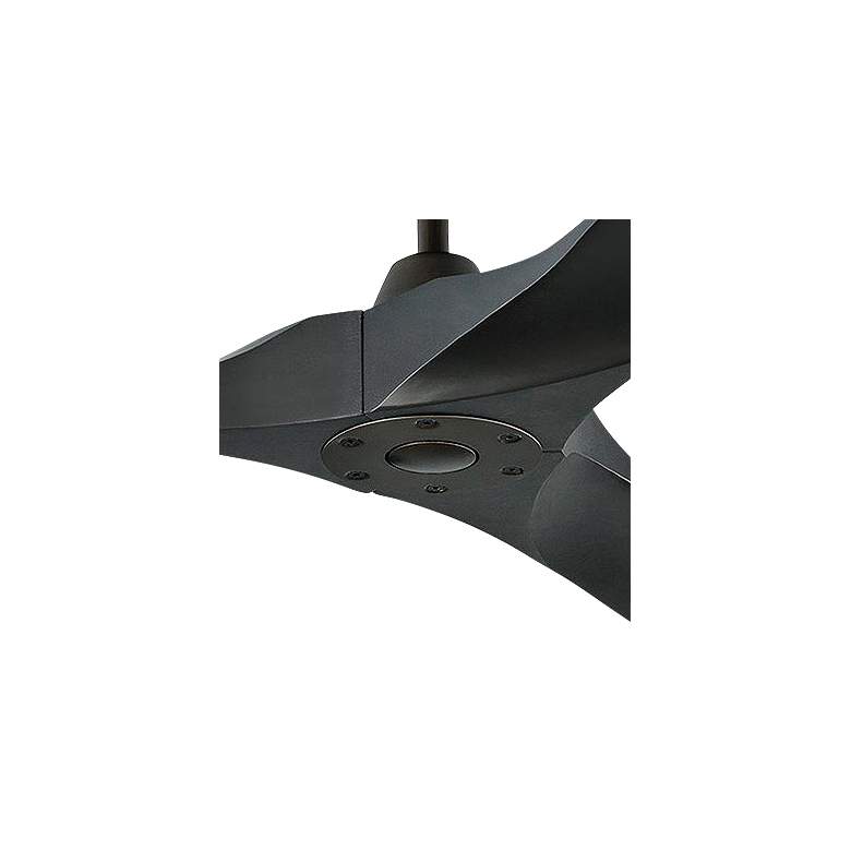 Image 3 70" Maverick Max Damp 3-Blades Matte Black Ceiling Fan with Remote more views