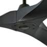 70" Maverick Max Damp 3-Blades Matte Black Ceiling Fan with Remote