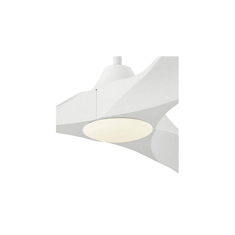 Image 3 70" Maverick Max Matte White Damp Rated Large LED Fan with Remote more views