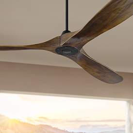Image1 of 70" Maverick Walnut Ceiling Fan with Remote Control
