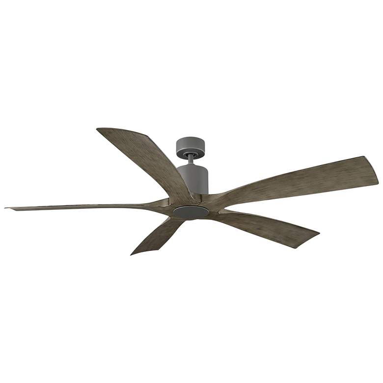 Image 2 70" Modern Forms Aviator Graphite Outdoor Wet Rated Smart Ceiling Fan