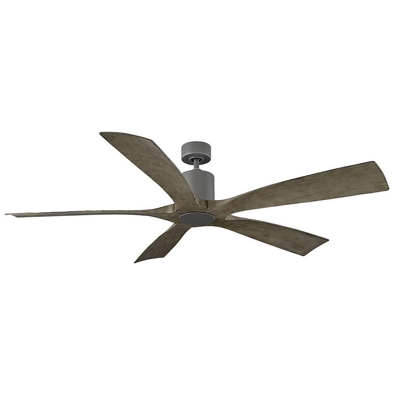 Image 2 70" Modern Forms Aviator Graphite Outdoor Wet Rated Smart Ceiling Fan