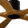 70" Modern Forms Aviator Matte Black Outdoor Smart Ceiling Fan
