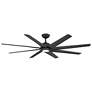 3_70" Modern Forms Roboto Black 2700K LED Smart Ceiling Fan