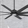 2_70" Modern Forms Roboto Black 2700K LED Smart Ceiling Fan
