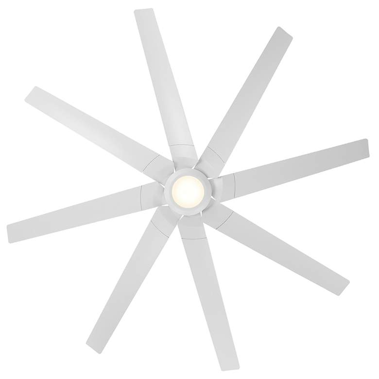 Image 3 70" Modern Forms Roboto XL LED West Rated Matte White Smart Fan more views