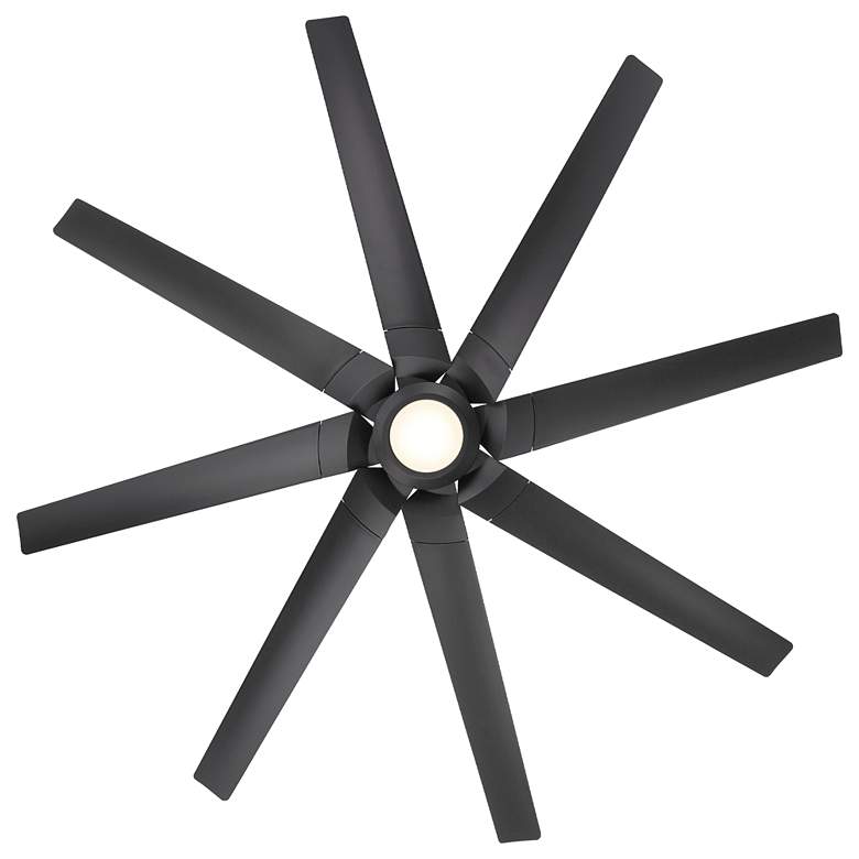 Image 5 70" Modern Forms Roboto XL Matte Black 2700K LED Smart Wet Ceiling Fan more views