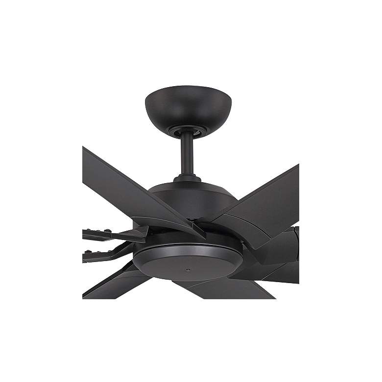 Image 3 70" Modern Forms Roboto XL Matte Black Smart Ceiling Fan more views