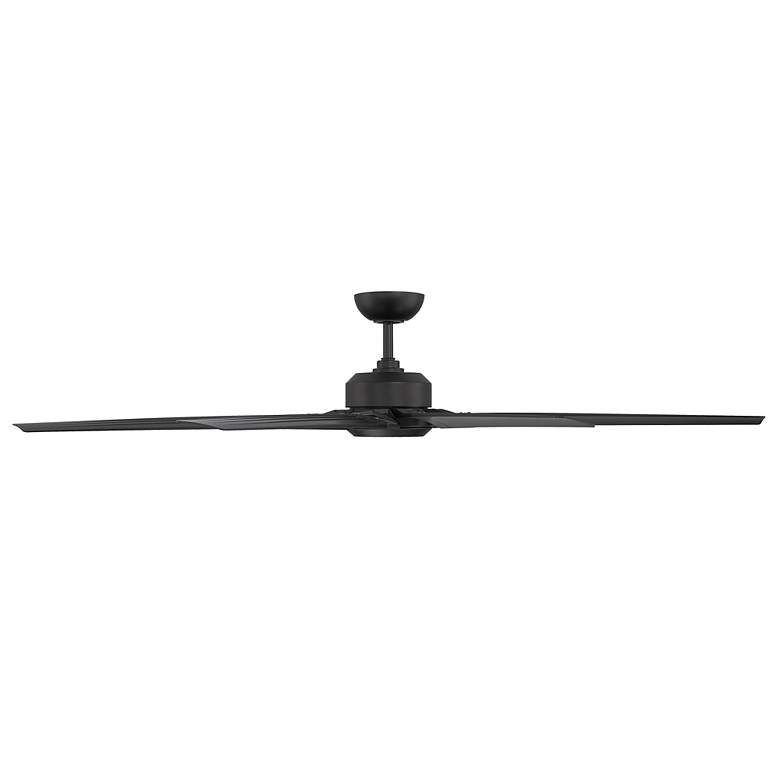 Image 3 70" Modern Forms Roboto XL Matte Black Smart Ceiling Fan more views