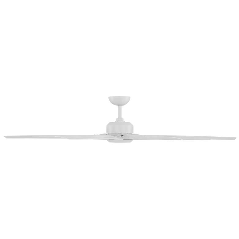 Image 3 70" Modern Forms Roboto XL Matte White 3500K LED Smart Wet Ceiling Fan more views