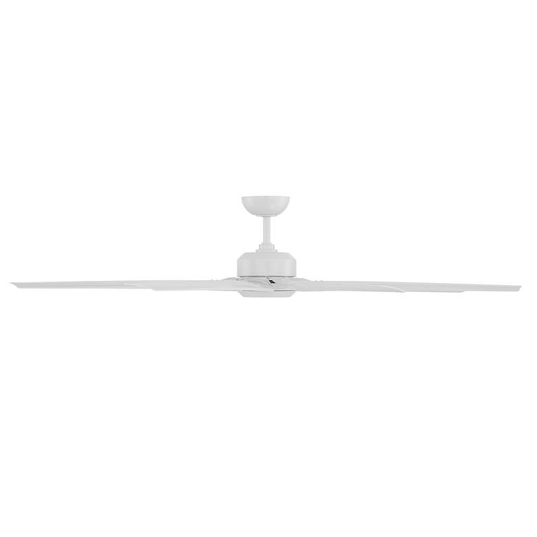 Image 3 70" Modern Forms Roboto XL Wet Rated Matte White Large Smart Fan more views