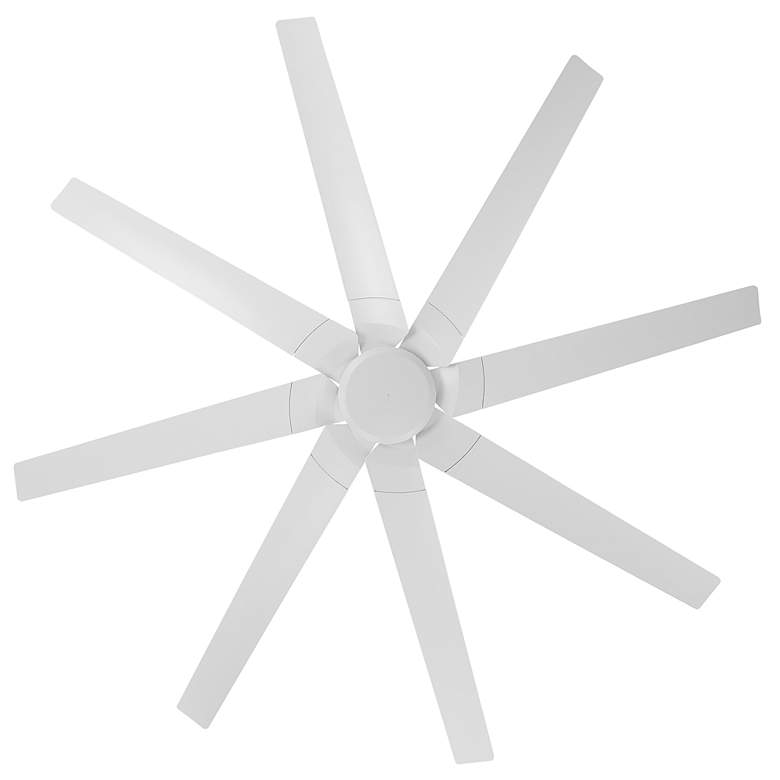 Image 4 70" Modern Forms Roboto XL Wet Rated Matte White Large Smart Fan more views