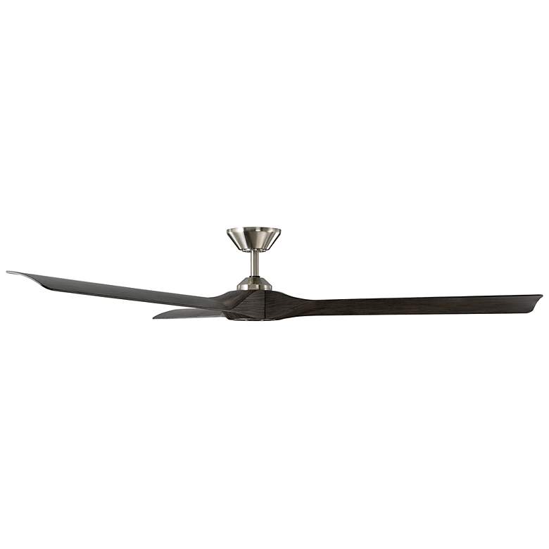 Image 3 70" Modern Forms Torque Brushed Nickel and Ebony Smart Ceiling Fan more views