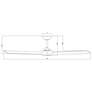 70" Modern Forms Torque Brushed Nickel and Ebony Smart Ceiling Fan