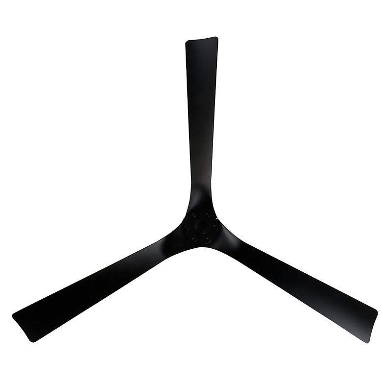Image 3 70" Modern Forms Torque Matte Black Indoor/Outdoor Smart Ceiling Fan more views